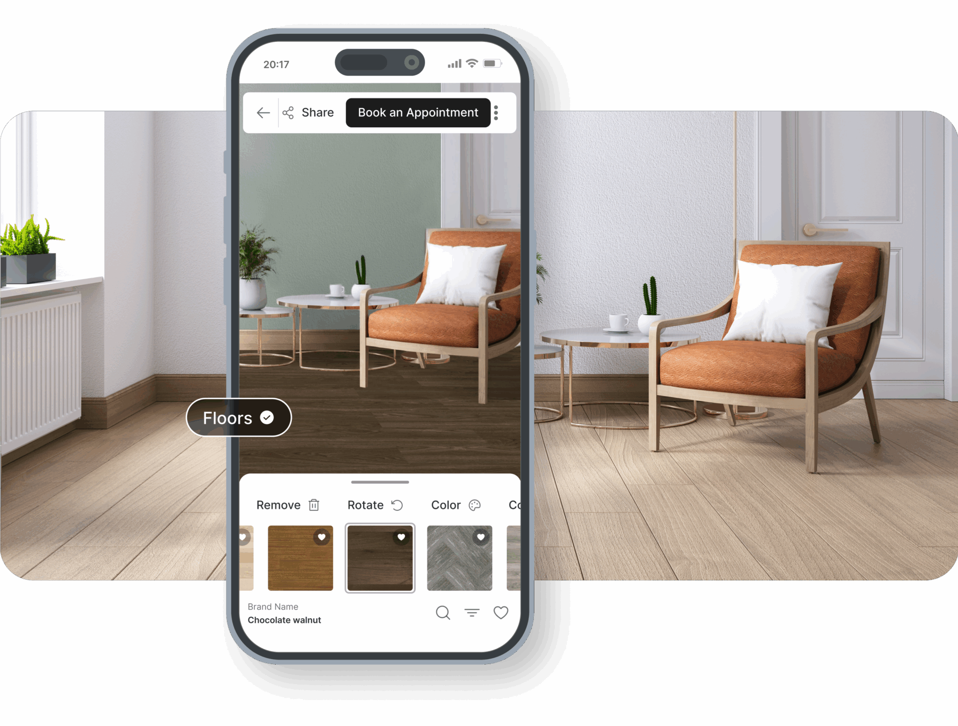 Flooring visualizer phone markers 12 | General Floor